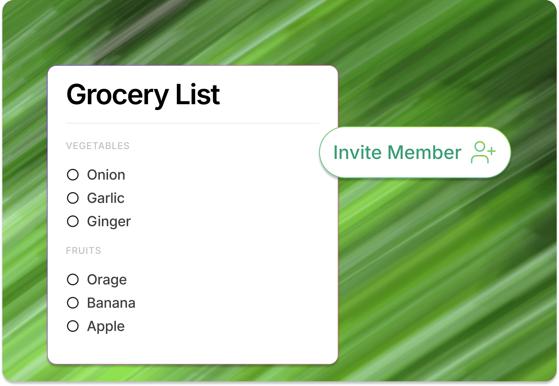 Shopping Lists